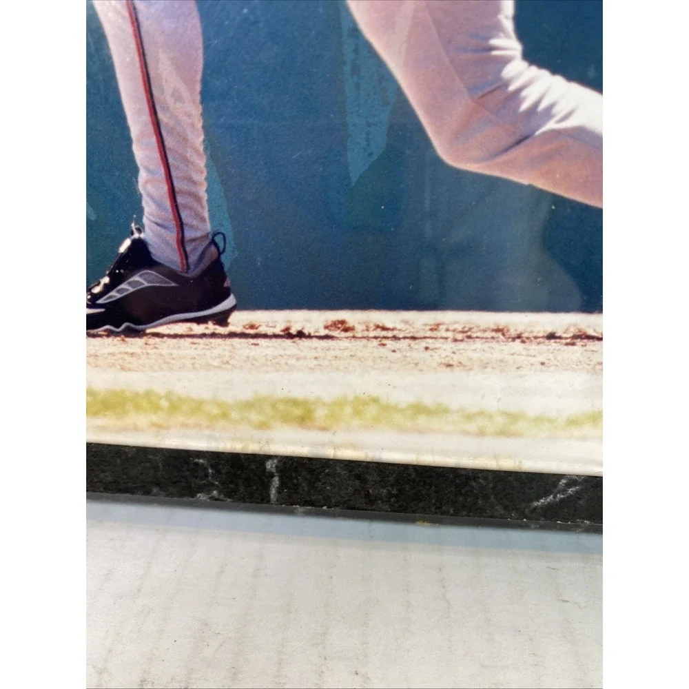 MANNY RAMIREZ 8X10 PHOTO With Card Cleveland‎ 1999 plaque Vintage